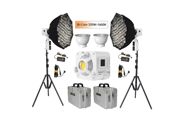 Yongnuo YNLUX100 2'li Bi-Color LED Işık Seti (Beyaz Kasa)
