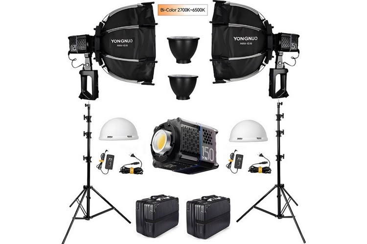 Yongnuo YN150 Bi-Color 2'li LED Işık Seti