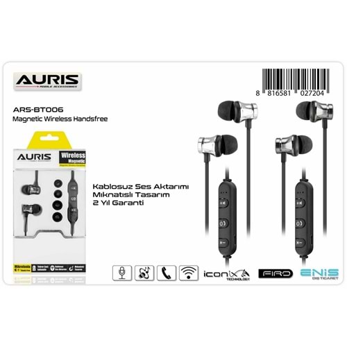 Auris ARS-BT006 Kablolu Metal Kulaklık