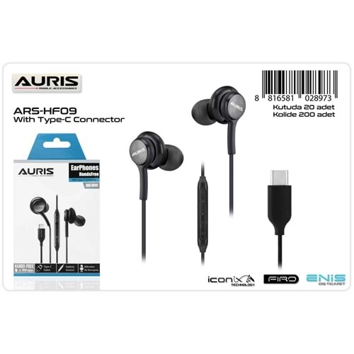 Auris ARS-HF9 Type-C Kablolu Kulaklık